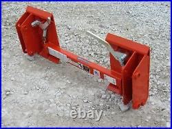 kubota l402 to skid steer|kubota la350 skid steer adapter.